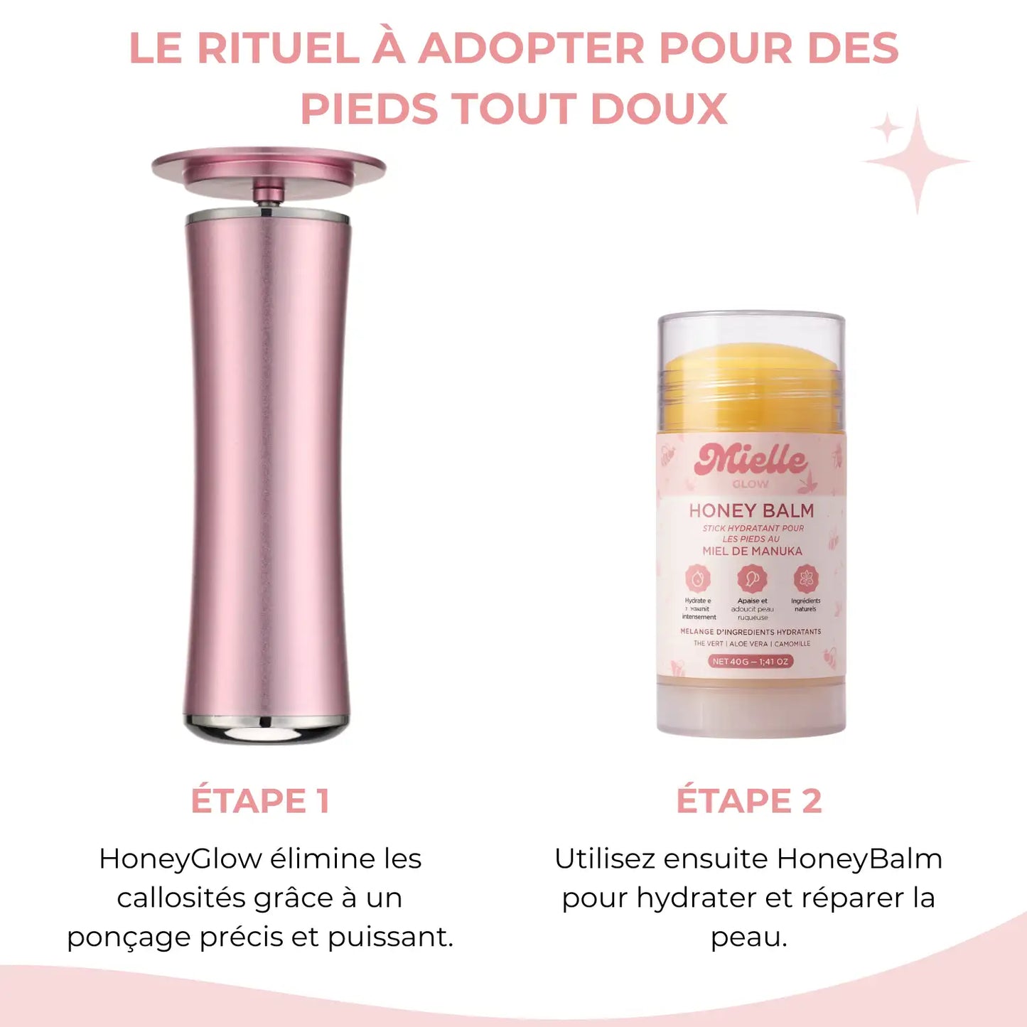 🍯 HoneyBalm™ – Baume Hydratant au Miel pour les pieds